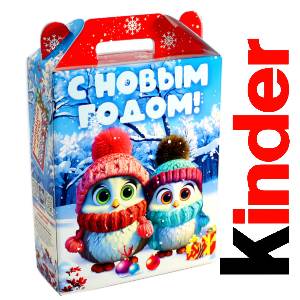 Детский подарок на Новый Год в жестяной упаковке весом 830 грамм по цене 3297 руб в Омске